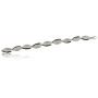 AUDAR Armband, model 1941 zilver met diamant totaal 0,36ct. (lengte 19cm) - 20442