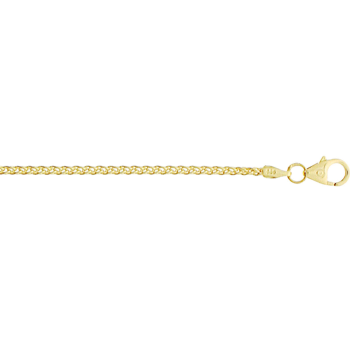 Armband, 14krt.goud palmier (lengte: 18cm./dikte:1,7mm.) - 20533