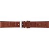 Horlogeband 22mm Licht Bruin Krokodillenprint - 20338