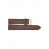 Horlogeband 22mm Krokodillenprint Bruin - 20342