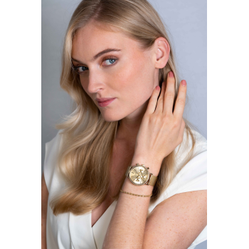Zinzi  Dameshorloge, model Chrono ZIW1610. Goudkleurig (36mm). Incl. gratis armbandje t.w.v. 29,95 - 20355