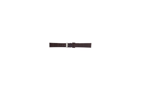 Flat or thin alligator print, calf leather watch strap - 20648