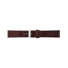 Horlogeband 18mm Bruin Krokodillenprint - 20648