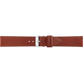 Horlogeband 18mm, Genuine leather Lichtbruin - 20653