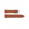 Horlogeband 18mm, Genuine leather Lichtbruin - 20653
