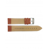 Horlogeband 18mm, Genuine leather Lichtbruin - 20653