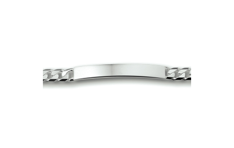 HC Graveerarmband zilver breedte: 6mm. (lengte: 19cm.) - 20672