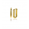 Zinzi Creolen, Model ZIO2221 rechthoek (15x2mm.) - 20686