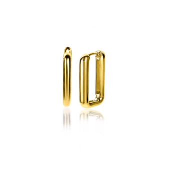 Zinzi Creolen, Model ZIO2221 rechthoek (15x2mm.) - 20686