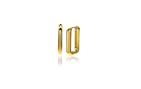 Zinzi Creolen, Model ZIO2221 rechthoek (15x2mm.) - 20686
