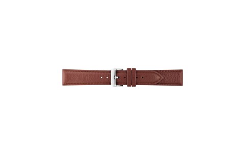 BBS Bison grained calf leather watch strap. Padded and fitted with solid stainless steel buckle. Like all BBS watch straps, this one has a soft nubuck lining and a reinforced case connection - 20739