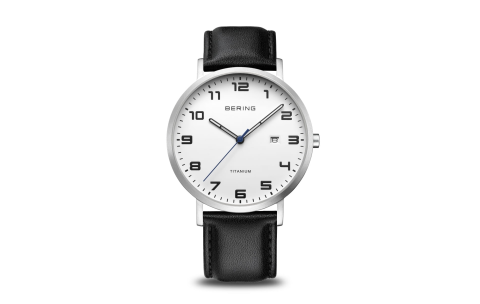 Bering Herenhorloge Quartz, 18640-404 Titanium (40mm) - 20769