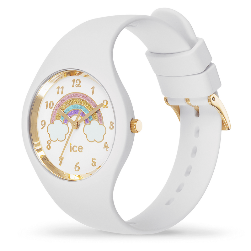 Ice-Watch Kids Fantasia, model 017889. Regenboog. Wit Small (34mm) - 20795 Ice-Watch Kids Fantasia, model 017889. Regenboog. Wit Small (34mm) - 20795
