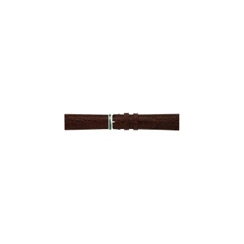 Crocodile print calf leather watch strap - 20902