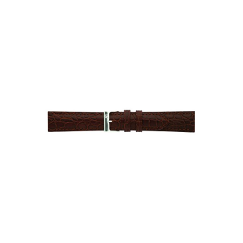 Crocodile print calf leather watch strap - 20902
