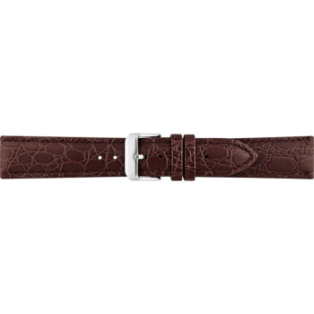 Crocodile print calf leather watch strap - 20902