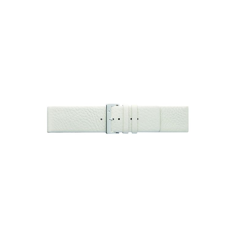 Horlogeband 16mm, Plain soft kalfsleer Beige - 20946