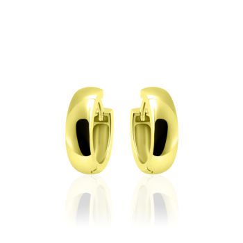 Oorringen, zilver-verguld (5x18mm) - 17238 Oorringen, zilver-verguld (5x18mm) - 17238