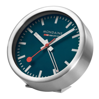 Mondaine Klok M997.MCAL.46SBV (12,5cm) Oceaan Blauw. - 21001