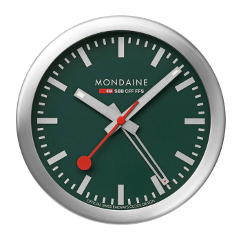 Mondaine Klok M997.MCAL.66SBV (12,5cm) Bos Groen - 21003