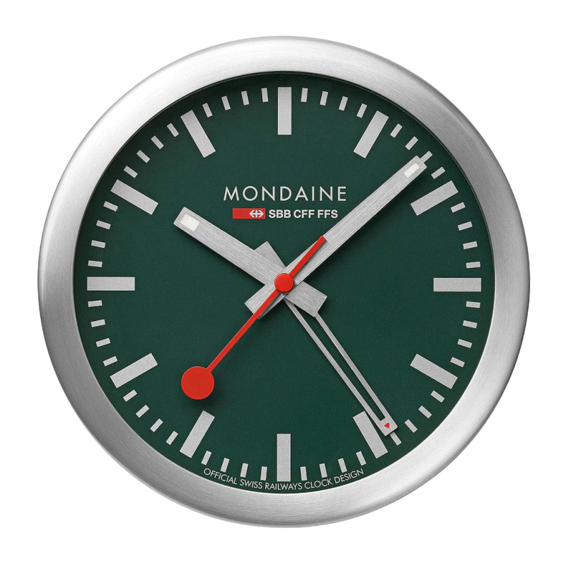 Mondaine Klok M997.MCAL.66SBV (12,5cm) Bos Groen - 21003