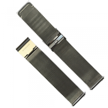 Mondaine Horlogeband, 12mm Staal Milanese - 21068 Mondaine Horlogeband, 12mm Staal Milanese - 21068