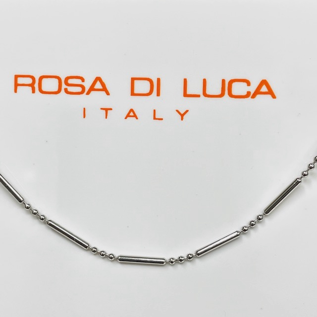 Rosa di Luca Enkelbandje, zilver staafjes (23 tot 26cm) - 21080 Rosa di Luca Enkelbandje, zilver staafjes (23 tot 26cm) - 21080