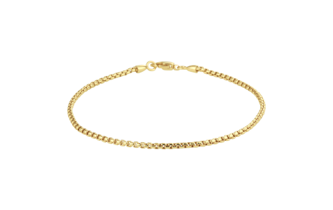 Armband, 14krt.goud venetiaans (lengte: 18cm.) - 21093