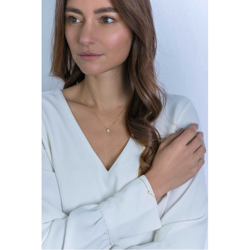 Zinzi Collier, Model ZIC1393Y (lengte:40-45cm.) - 20833 Zinzi Collier, Model ZIC1393Y (lengte:40-45cm.) - 20833