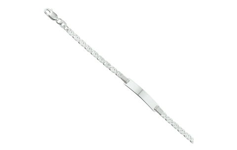 Graveerarmband, zilver (lengte: 16-18cm.) - 21300