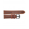 High quality Top Grain Leather Watch Band. Genuine Italian calf leatherskin watch strap. Soft lining and heavy padding but still extremely flexible. Fitted with a stainless steel, PVD black buckle.We offer this watch strap with a black buckle but also hav High quality Top Grain Leather Watch Band. Genuine Italian calf leatherskin watch strap. Soft lining and heavy padding but still extremely flexible. Fitted with a stainless steel, PVD black buckle.We offer this watch strap with a black buckle but also hav