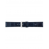 Horlogeband 18mm Blauw Krokodillenprint - 21596