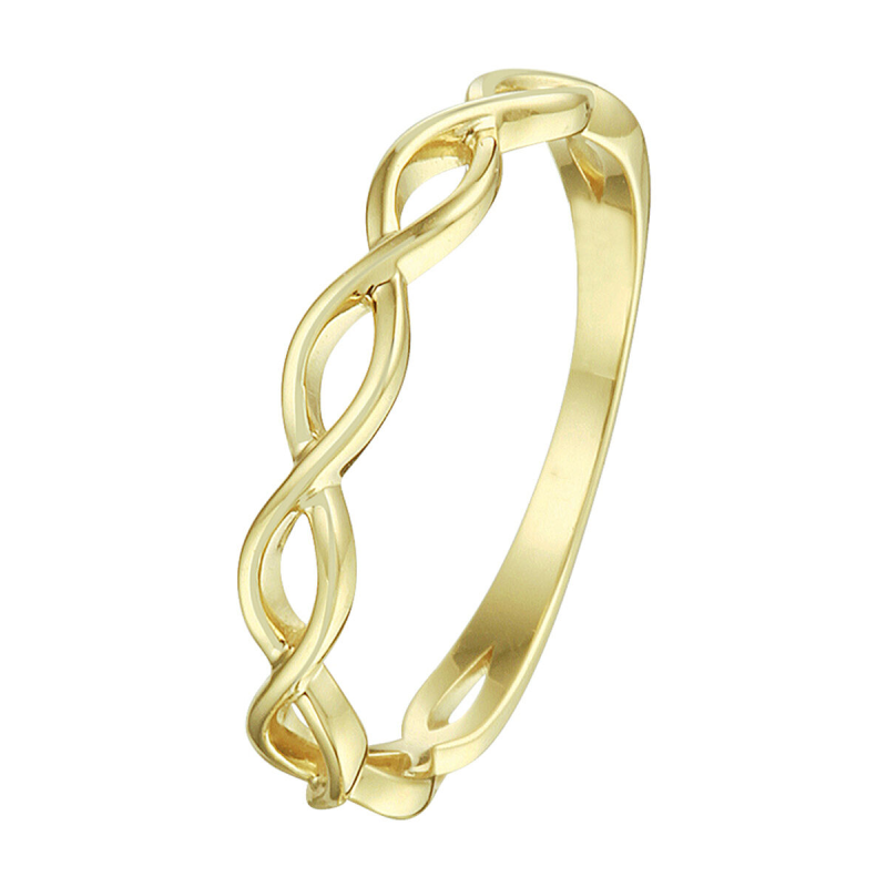 Ring, 14krt goud  (maat 17) - 21649