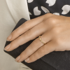 Ring, 14krt goud  (maat 17) - 21649