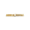Milanese watch strap in PVD gold color. This is the most solid way of coloring available in the watch branche. The wire used for this watch band is 0.4 mm - 21656
