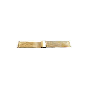 Milanese watch strap in PVD gold color. This is the most solid way of coloring available in the watch branche. The wire used for this watch band is 0.4 mm - 21656