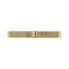 Milanese watch strap in PVD gold color. This is the most solid way of coloring available in the watch branche. The wire used for this watch band is 0.4 mm - 21656
