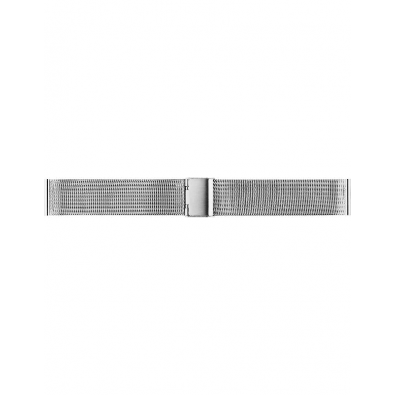 Fine Milanes metal watch band made from 0.4 mm wire. - 21657
