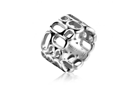 Zinzi Ring, Model MVR3  Mart Visser (breedte: 11,5mm. - maat 58) - 21725