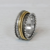 Jeh Jewels Ring, model 20961 breedte: 10mm. (maat 58) - 21715