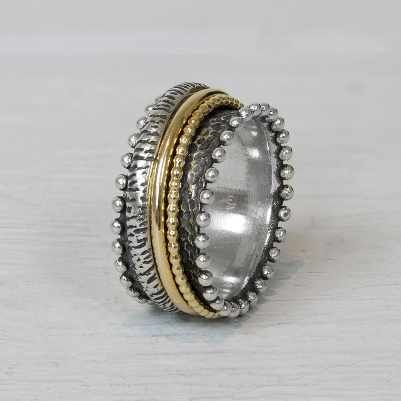 Jeh Jewels Ring, model 20961 breedte: 10mm. (maat 58) - 21715