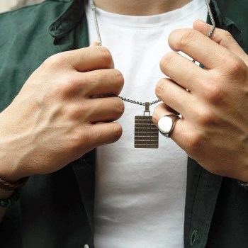 AZE Jewels Ring, model AZ-RG002-A  Edelstaal (Maat 19) - 21361