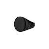 AZE Jewels Ring, model AZ-RG002-B  Zwart Edelstaal (Maat 19) - 21363
