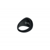 AZE Jewels Ring, model AZ-RG002-B  Zwart Edelstaal (Maat 19) - 21363