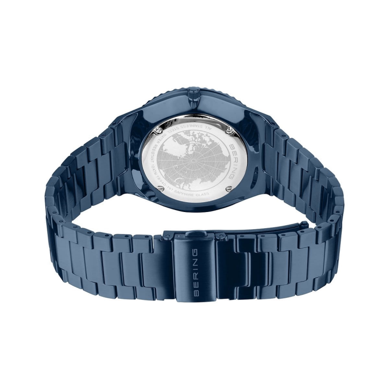 Bering Herenhorloge Quartz, ARCTIC SAIL model 18940-797 Blauw (43mm) - 21797 Bering Herenhorloge Quartz, ARCTIC SAIL model 18940-797 Blauw (43mm) - 21797