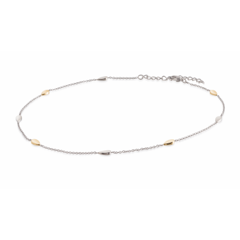 Boccia Collier, titanium model 08026-03 bicolor (lengte 42-47cm.) - 17709