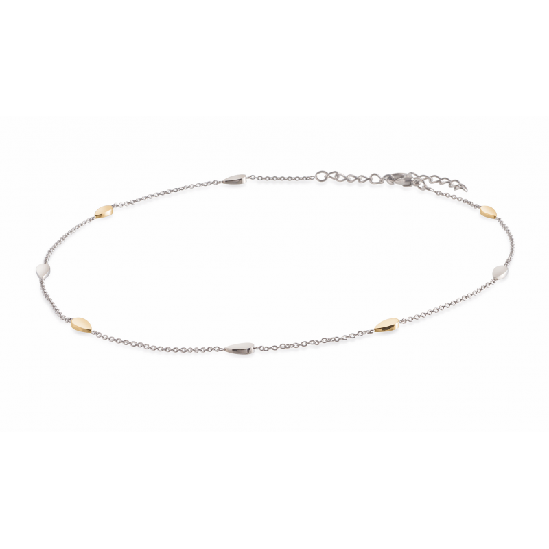 Boccia Collier, titanium model 08026-03 bicolor (lengte 42-47cm.) - 17709 Boccia Collier, titanium model 08026-03 bicolor (lengte 42-47cm.) - 17709