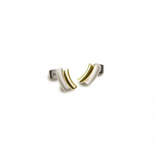 Boccia Oorknoppen, titanium/bicolour model 0561-02 (13mm.) - 21622