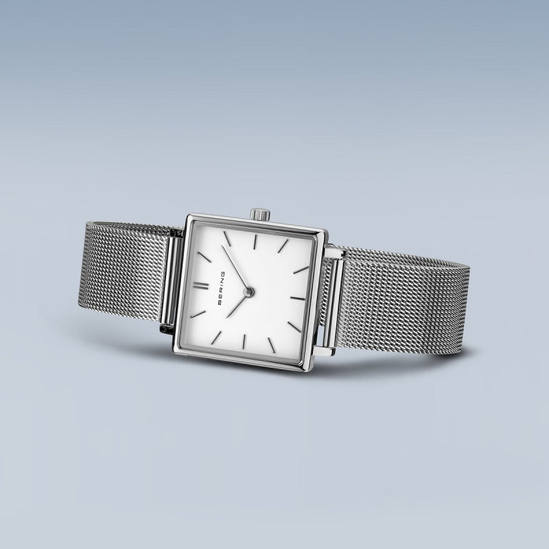 Bering Dameshorloge Quartz, model 18226-004 Edelstaal (26mm). - 21625 Bering Dameshorloge Quartz, model 18226-004 Edelstaal (26mm). - 21625