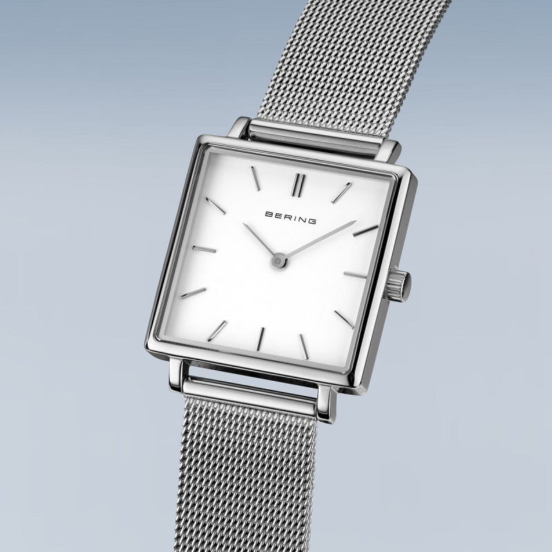 Bering Dameshorloge Quartz, model 18226-004 Edelstaal (26mm). - 21625 Bering Dameshorloge Quartz, model 18226-004 Edelstaal (26mm). - 21625